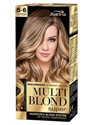 JOANNA Multi Blond Super silný zesvětlovač na vlasy s keratinem - zesvětlení 5-6 odstínů Nakupujte Hned