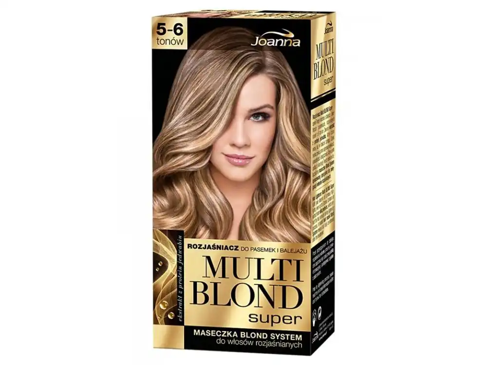 JOANNA Multi Blond Super silný zesvětlovač na vlasy s keratinem - zesvětlení 5-6 odstínů Nakupujte Hned