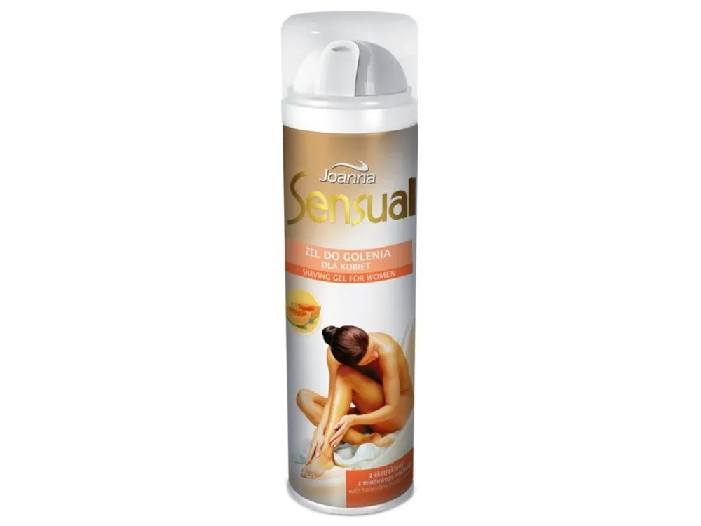 Sezónní Sleva JOANNA Sensual Dámský holicí gel s extraktem z medového melounu 200ml