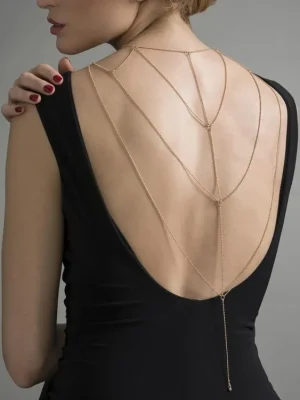 Bijoux Indiscrets Magnifique řetízek na záda ZLATÁ Top Prodej