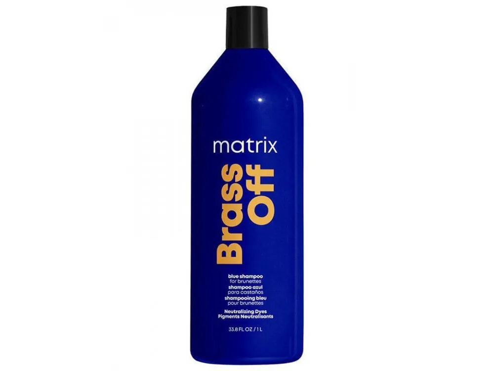 Rychlé Dodání MATRIX Total Results Brass Off Shampoo 1000ml - šampon pro blond a melírované vlasy