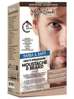 RENEÉ BLANCHE Men´s Grooming Dark Blond - profi 5min. barva na vousy a kníry - tmavá blond Vysoce Kvalitní