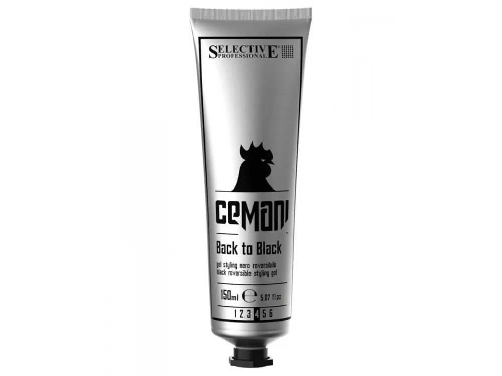 Expresní Doručení SELECTIVE Cemani Back To Black 150ml - smývatelný krycí silně tužící gel - černý