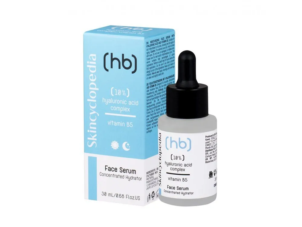 Horká Nabídka SKINCYCLOPEDIA Koncentrované pleťové sérum 10% kyselina hyaluronová + vitamín B5 30 mL