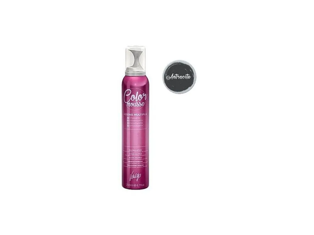 Akční Nabídka VITALITYS Color Mousse ANTRACITE barevné pěnové tužidlo 200ml - tmavě šedé