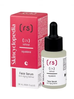 SKINCYCLOPEDIA Koncentrované PROTIVRÁSKOVÉ pleťové sérum 1% retinol + skvalan 30 mL Víkendová Akce