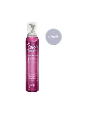 VITALITYS Color Mousse ARGENTO barevné pěnové tužidlo 200ml - stříbrné Nejlepší Volba