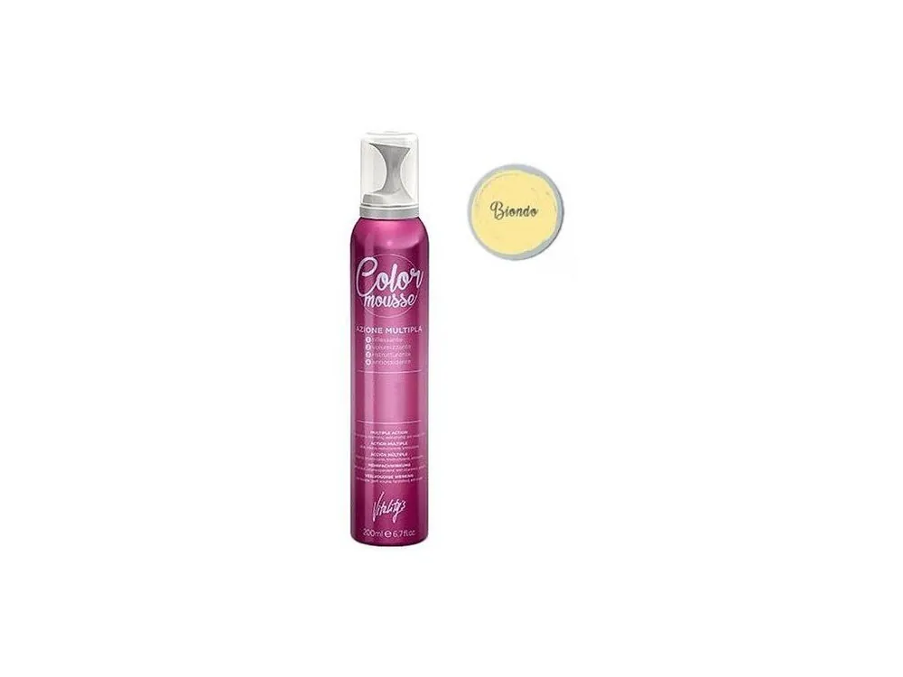 VITALITYS Color Mousse BIONDO barevné pěnové tužidlo 200ml - světlá blond Autentický