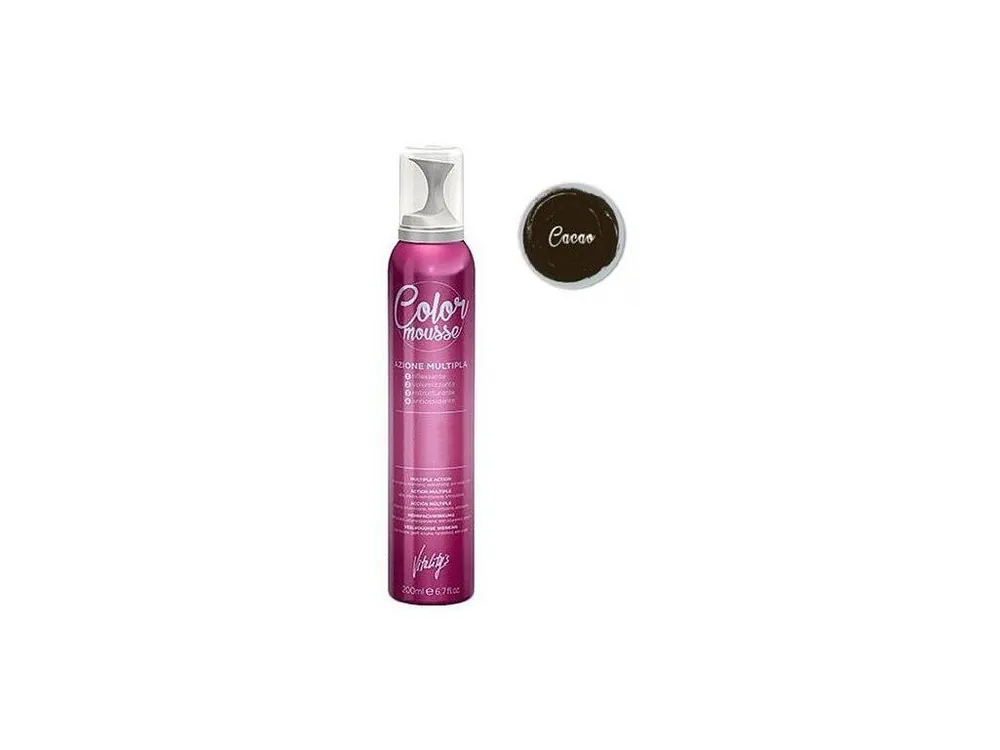 VITALITYS Color Mousse CACAO barevné pěnové tužidlo 200ml - tmavě hnědé Koupit Online