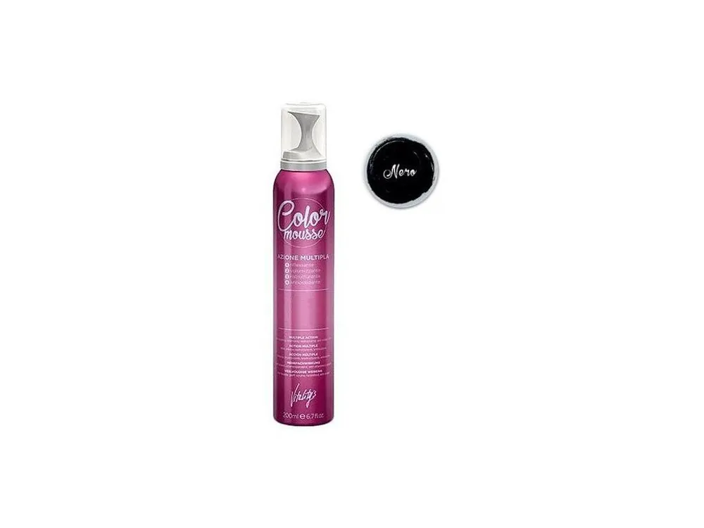 Výprodej VITALITYS Color Mousse NERO barevné pěnové tužidlo 200ml - černé