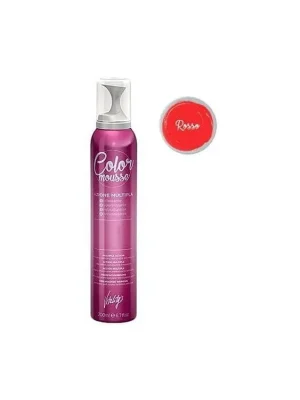 Dokud Zásoby Vydrží VITALITYS Color Mousse ROSSO barevné pěnové tužidlo 200ml - červené