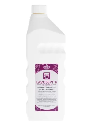 Bezpečná Platba LAVOSEPT K Podlahy Koncentrát na dezinfekci ploch a nástrojů 500ml - s vůní trnky