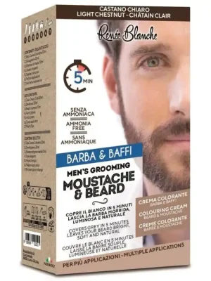 Tovární Cena RENEÉ BLANCHE Men´s Grooming Light Chestnut - profi 5min. barva na vousy a kníry - světle hnědá