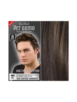 Speciální Cena RENEÉ BLANCHE Per Uomo 4-0 Chestnut - 5ti minutová barva na vlasy pro muže - hnědá
