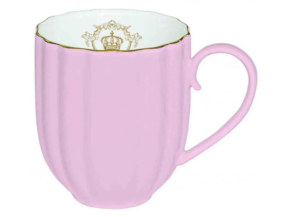 Pouze Dnes Easy Life Porcelánový hrnek Pink Royal 300 ml