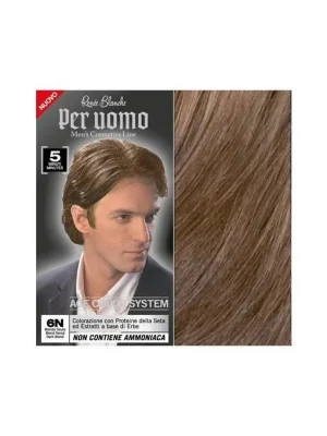 RENEÉ BLANCHE Per Uomo 6-0 Dark Blond - 5min. barva na vlasy pro muže - tmavá blond Jen Po Omezenou Doba