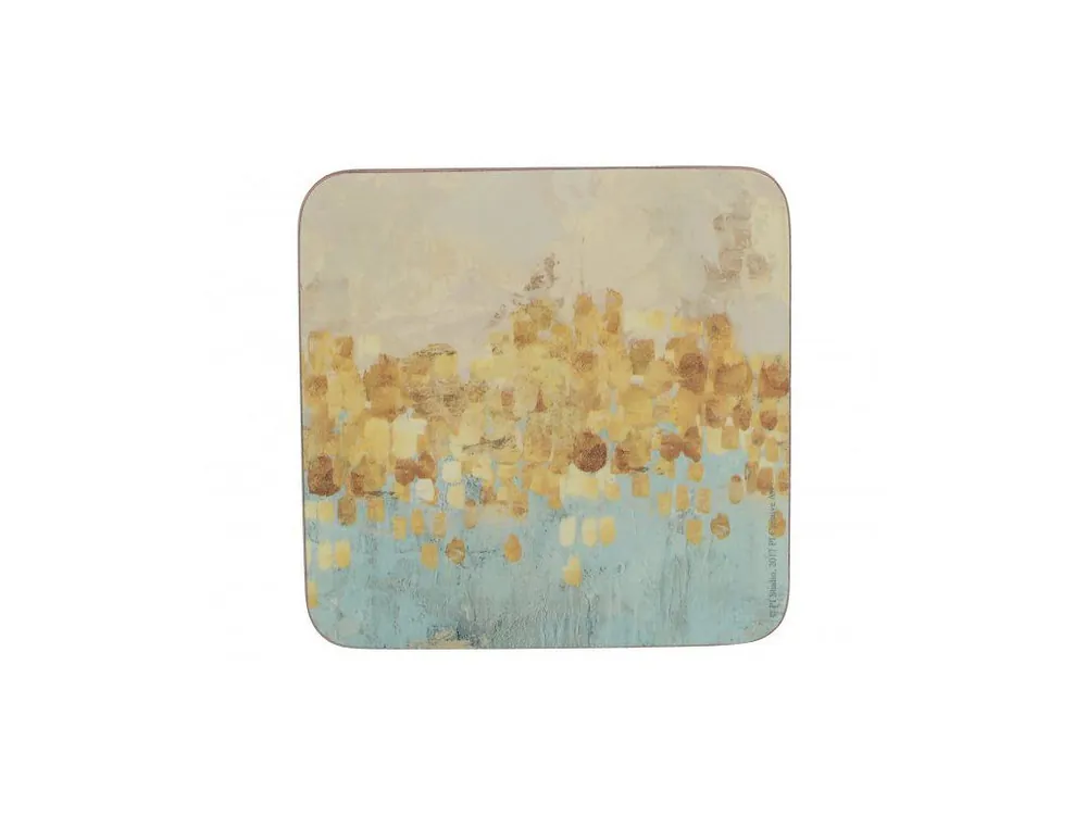 Dokud Zásoby Vydrží Creative Tops Korkové podložky Golden Reflections 10,5x10,5 cm 6 ks
