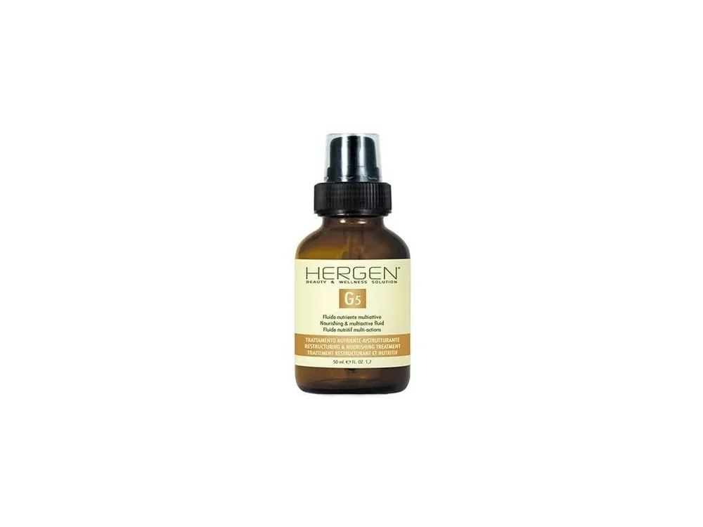 BES Hergen G5 Fluid 50ml - multiaktivní vyživující fluid na krepaté vlasy Doprava Zdarma
