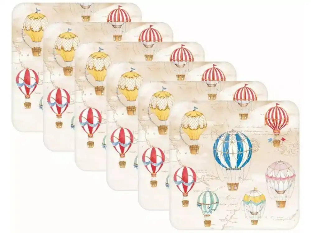 Nízká Cena Easy Life Korkové podložky Air Balloons 10,5×10,5 cm 6 ks
