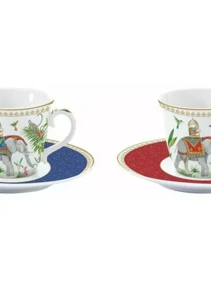 Oblíbený Easy Life Porcelánové šálky a podšálky Marajah 2 x 80 ml 2 ks