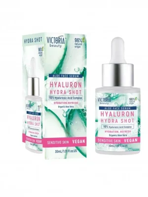 Victoria beauty Vegan Hyaluron hydra shot Hydratační sérum s aloe verou a kyselinou hyaluronovou 30 mL Aktuální