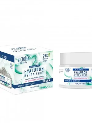 Nakupujte Hned Victoria beauty Vegan Hyaluron Hydra shot Denní hydratační krém s gelovou strukturou s kyselinou hyaluronovou 50 ml