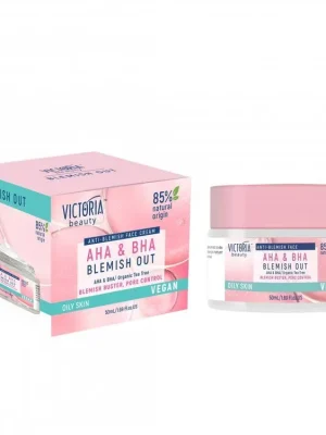 Přímo Od Výrobce Victoria beauty Vegan Blemish Out AHA BHA Matující pleťový krém pro mastnou a problematickou pleť 50 ml