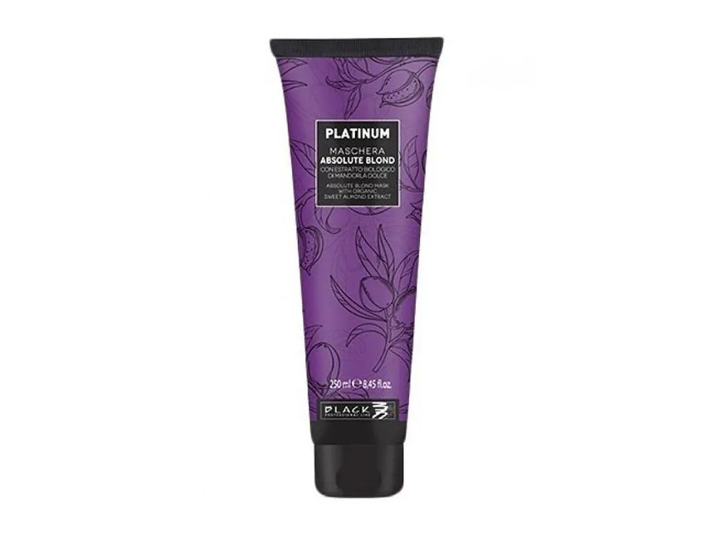 BLACK Platinum Absolute Blond Mask 250ml - maska pro šedivé a melírované vlasy Tovární Cena