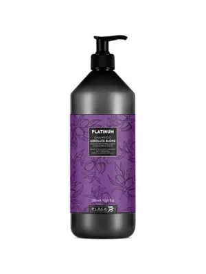 Vysoce Kvalitní BLACK Platinum Absolute Blond Shampoo 1000ml - šampon pro šedivé a melírované vlasy