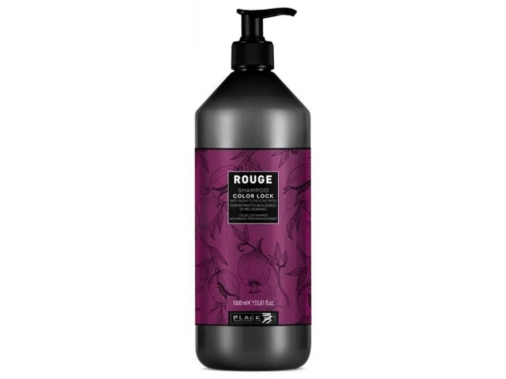 BLACK Rouge Shampoo Color Lock 1000ml - Sulphate Free šampon pro barvené vlasy Bezpečná Platba