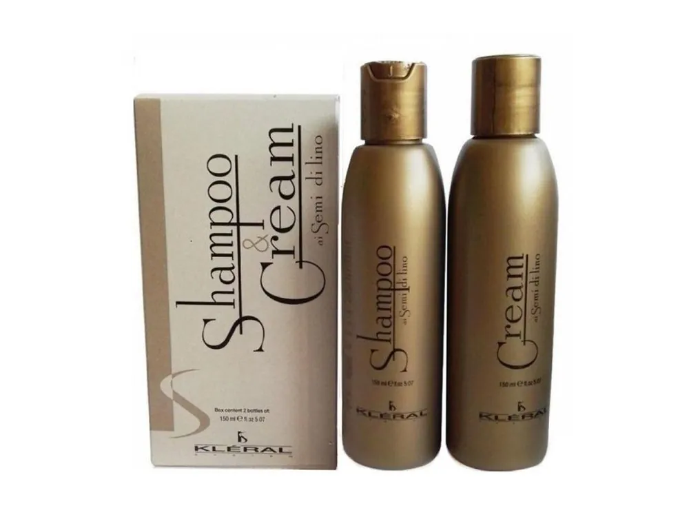 KLÉRAL Gold Šampon 150ml + kondicionér 150ml pro suché a křehké vlasy Horká Nabídka