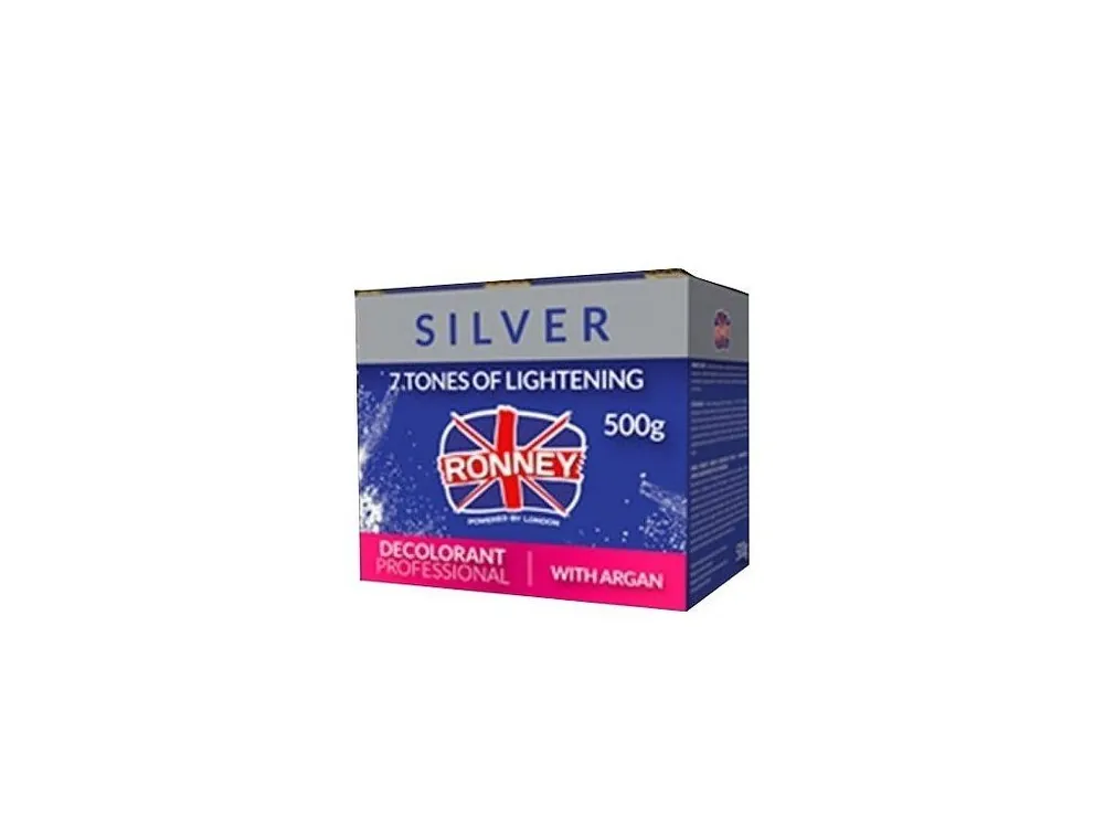 Ihned K Objednání RONNEY Silver Decolorant Argan 500g - profi melírovací prášek s arganem