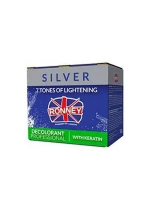 RONNEY Silver Decolorant Keratin 500g - profi melírovací prášek s keratinem Akční Cena