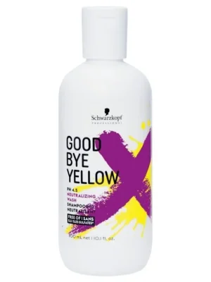 Ověřený SCHWARZKOPF Good Bye Yellow Neutralizing Wash Shampoo 300ml - pro neutralizaci žlutých tónů