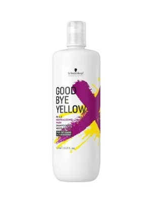 Hit Sezóny SCHWARZKOPF Good Bye Yellow Neutralizing Wash Shampoo 1000ml - pro neutralizaci žlutých tónů