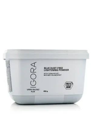 Schwarzkopf Professional Igora Vario Blond Plus Blue Dust-Free Lightening Powder 450 g Levný