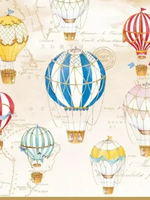 Easy Life Papírový ubrousek Air Balloons 20 ks 33×33 cm Rychlé Dodání