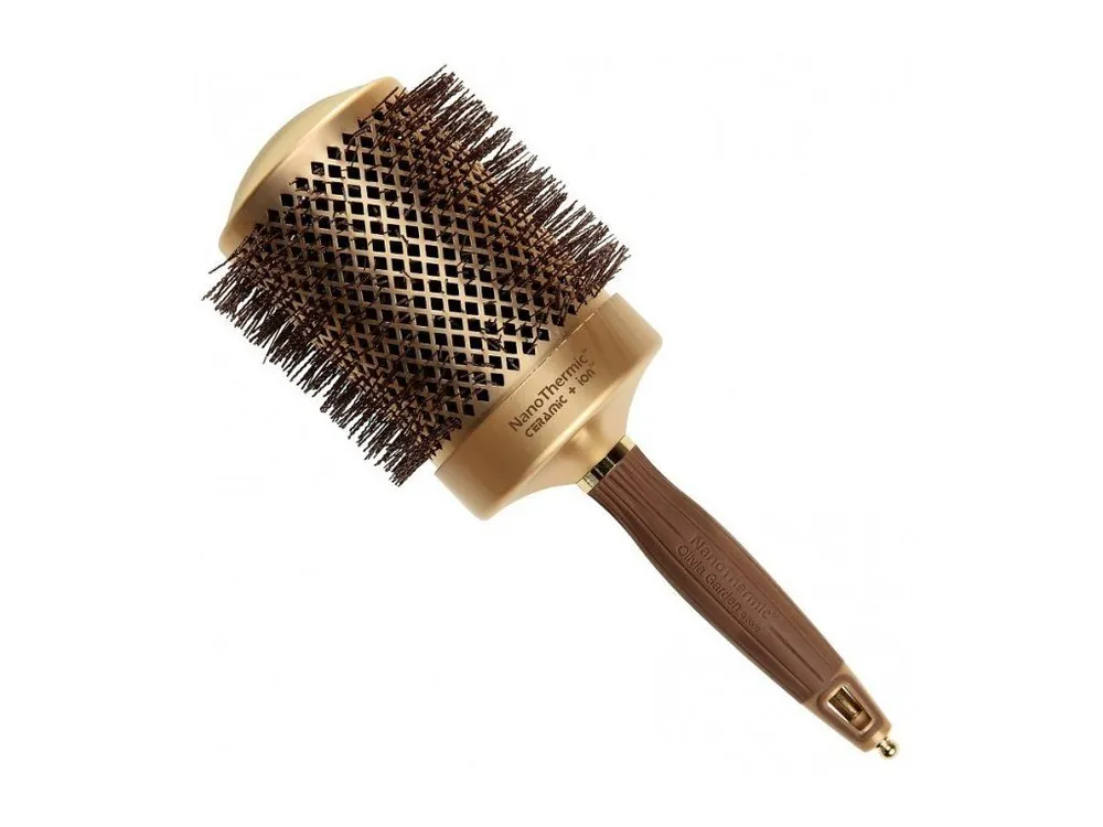 Vysoce Kvalitní OLIVIA GARDEN NT-80 Expert Blowout Shine Ceramic + ION - kulatý kartáč na vlasy 80mm