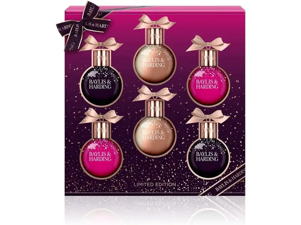 Ověřený Baylis & Harding Wild Fig & Pomegranate (divoké fíky a granátové jablko) Dárkový koupelový set 6x100 ml