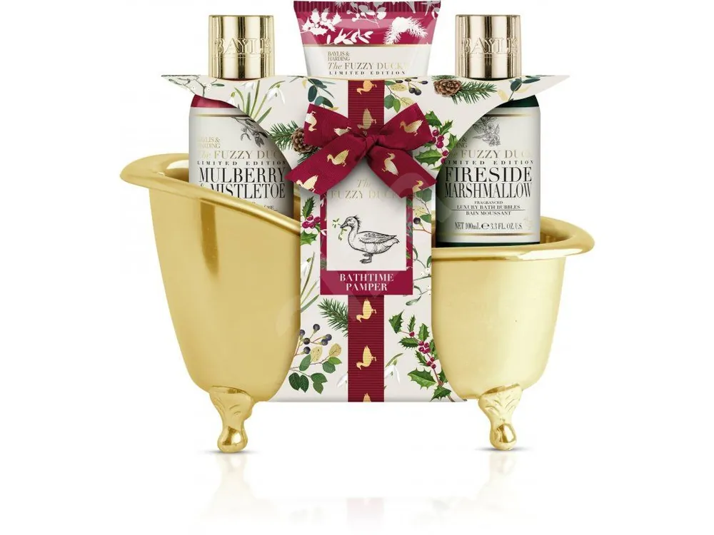 Vrácení Zdarma BAYLIS & HARDING Fuzzy duck Vanička s péčí o tělo 3ks - Zimní království
