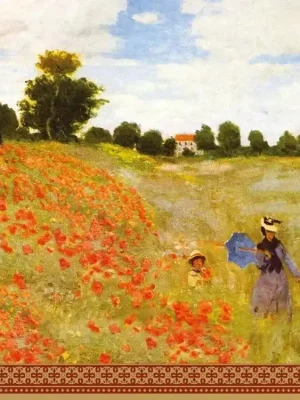 Doprava Zdarma Easy Life Papírový ubrousek Coquelicots 33×33 cm 20 ks