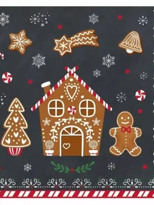Easy Life Papírový ubrousekGingerbread 33×33 cm 20 ks Top Prodej