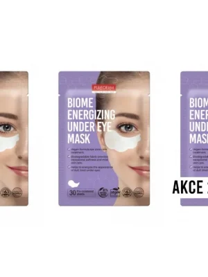 Víkendová Akce Purederm Biome Polštářky pod oči s probiotiky pro dodání energieAKCE 2+1 ZDARMA 90 ks