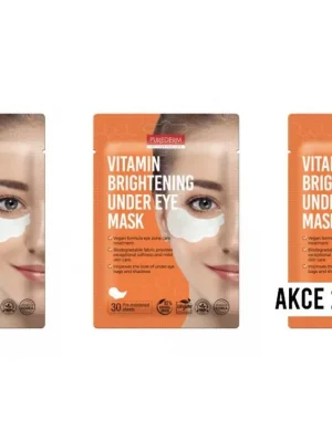 Nová Kolekce Purederm Rozjasňující pleťové polštářky pod oči s vitamíny AKCE 2+1 ZDARMA 90 ks