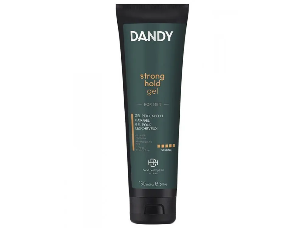 Nová Kolekce DANDY For Men Strong Hold Gel 150ml - extra fixační gel na vlasy pro muže