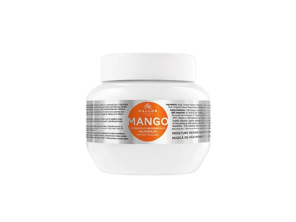 Super Cena KALLOS KJMN Mango Mask 275ml - maska na poškozené a suché vlasy