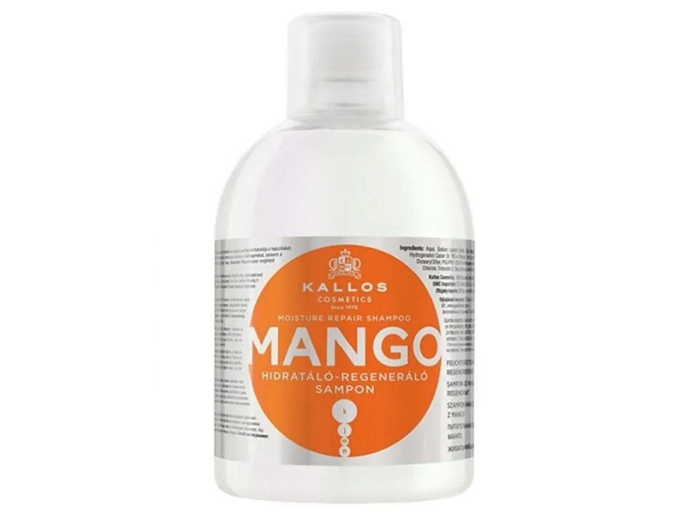 Výhodná Nabídka KALLOS KJMN Mango Shampoo 1000ml - šampon na poškozené a suché vlasy