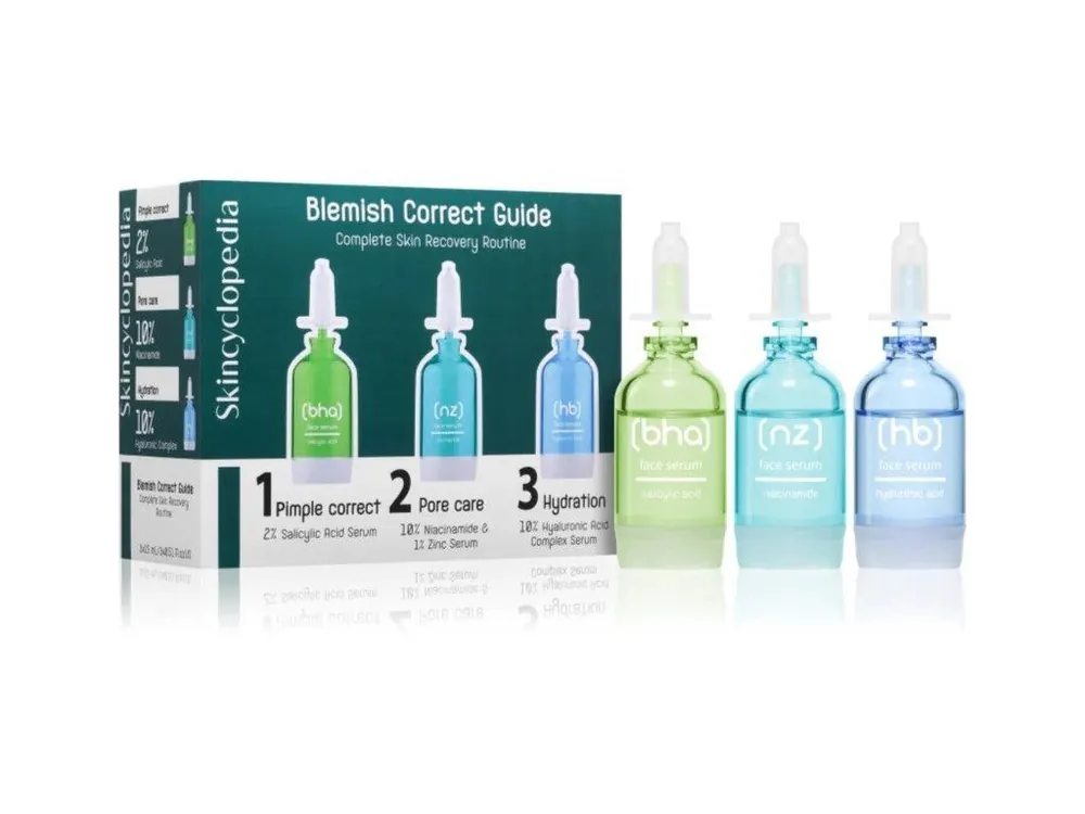 Skincyclopedia Sada tří pleťových sér na problematickou pokožku 3x15 ml Novinka