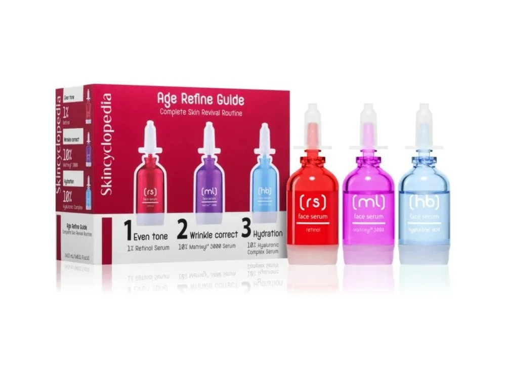 Skincyclopedia Sada tří pleťových sér pro zralou pokožku 3x15 ml Originální