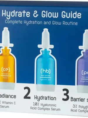 Skincyclopedia Sada tří pleťových sér pro dokonalou hydrataci a lesk 3x15 ml Autentický
